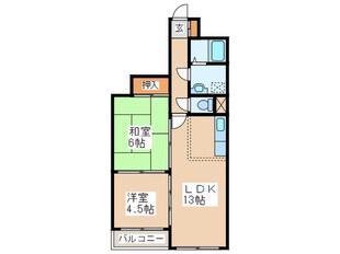 パ－クアベニュ－広和 No.10の物件間取画像